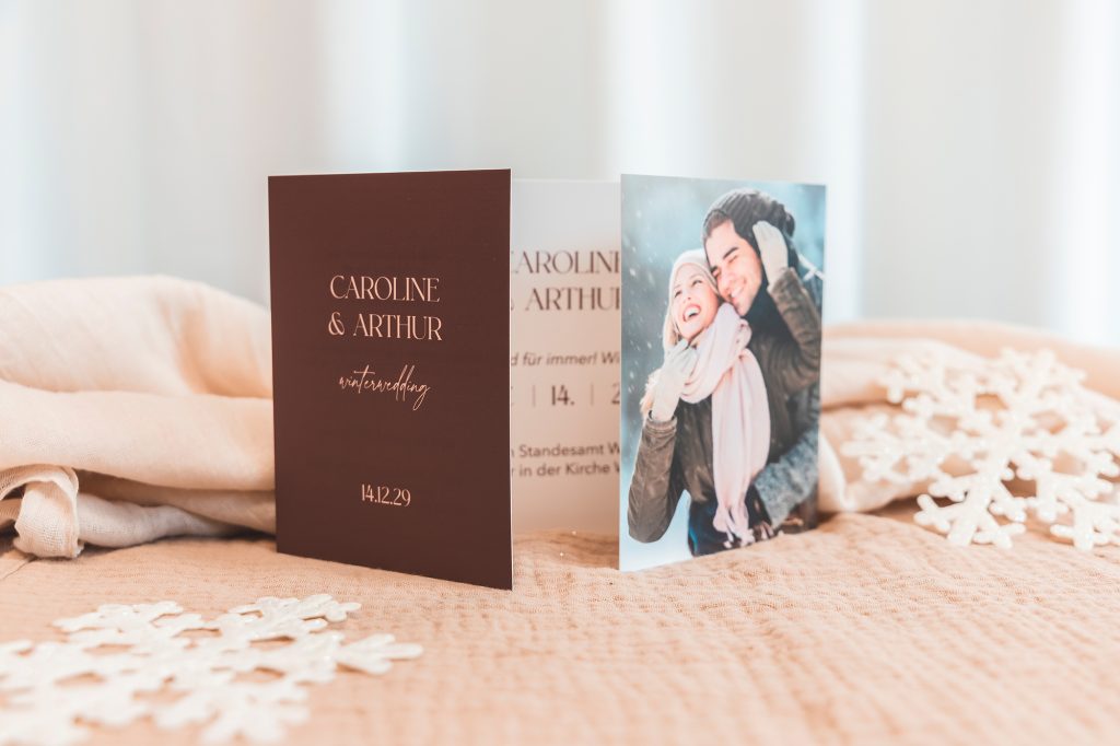 Winterhochzeitseinladungen