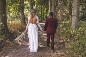 AN SOFIE&MAN HUWELIJKSSHOOT BOS 15 Burgundy